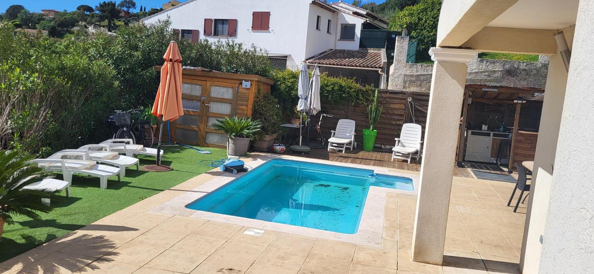 Villa3 Chambres, 4-6 Personnes 5 Minutes De La Plage Bormes-les-Mimosas Exteriör bild